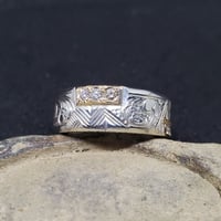 Image 2 of Size 7 Diamonds and Tsavorite Ring