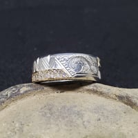 Image 4 of Size 7 Diamonds and Tsavorite Ring