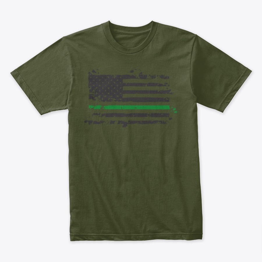 goodness border l/s T-shirt (GREEN) 【公式通販】