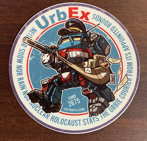 Image of 3"x3" Urbex Vinyl-sticker!