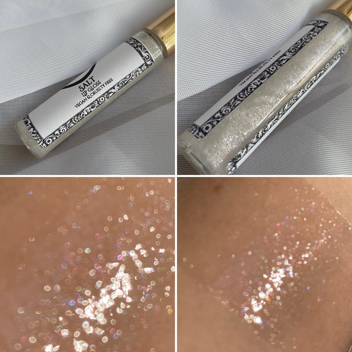 Image of Salt - Clear Lipgloss with Shimmer - Vegan Cruelty Free Tria Prima