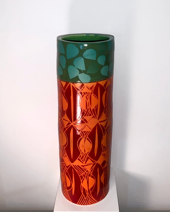 Image of Peace Tree Cylinder Vase