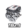 TiBurnt Titanium Hardware Engine Cover Kit - VQ37VHR Engine
