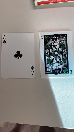 Image of King of Clubs Sticker