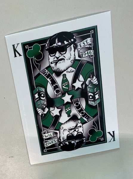 Image of King of Clubs Sticker