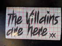 Image 3 of DECALS “The Villains are Here”