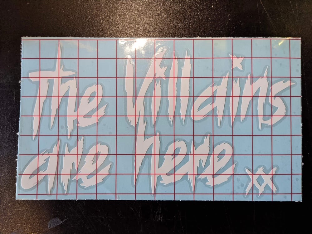 DECALS “The Villains are Here”