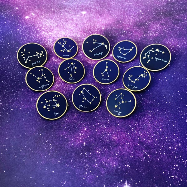 Image of Zodiac Pin Collection