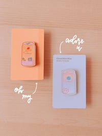 Image 3 of svt & rv summer song soda wood pins  🍓🍋🥭