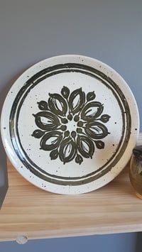 Image 1 of Vintage Biltons Ironstone Tableware - Made in Staffordshire England 1970s Olive Green Plate - FD101