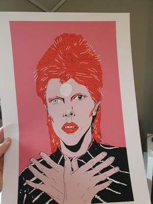 Image of David Bowie print second edition