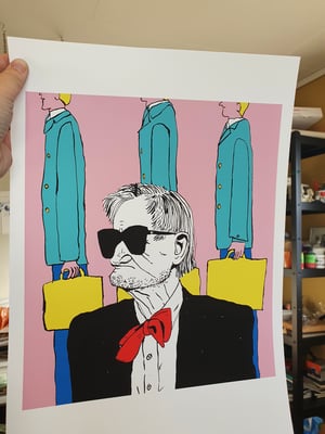 Image of Pink Pushwagner print A3