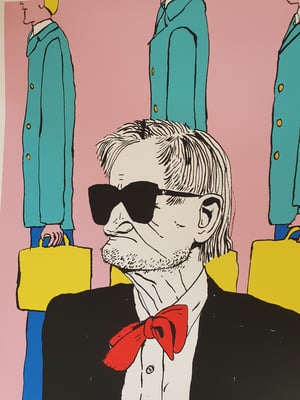 Image of Pink Pushwagner print A3