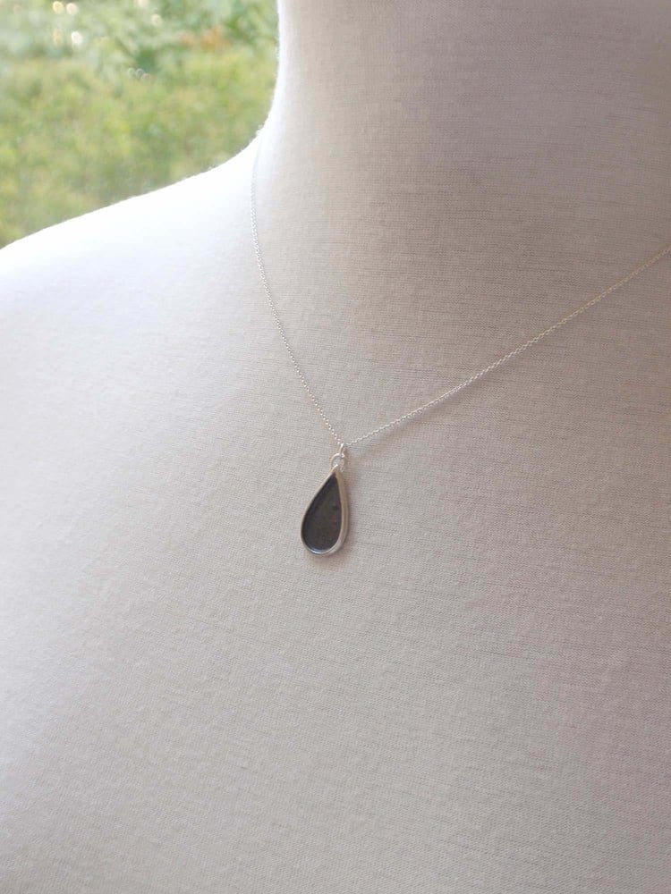 Image of Black Drop Necklace