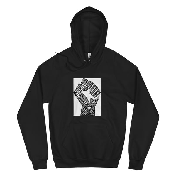 Image of Unisex Equality Fist Fleece Hoodie