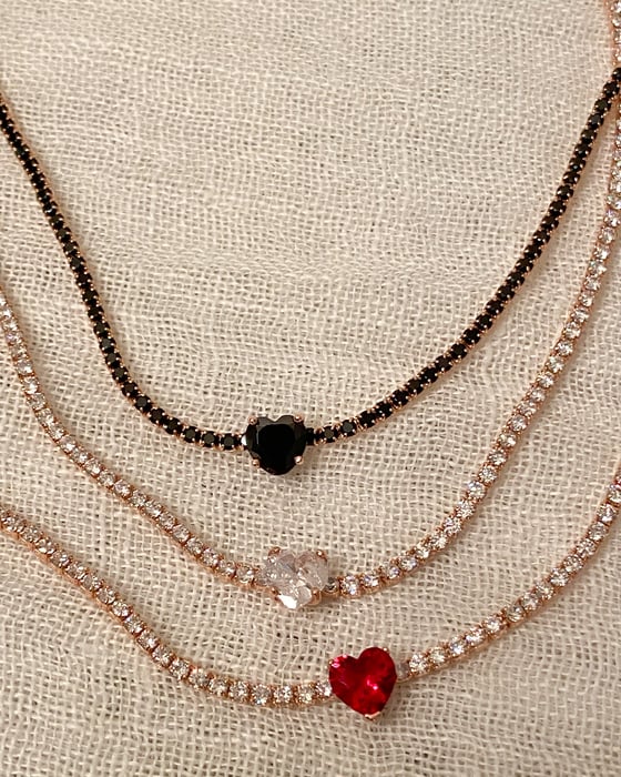 Image of CHOCKER ZIRCONI E CUORE