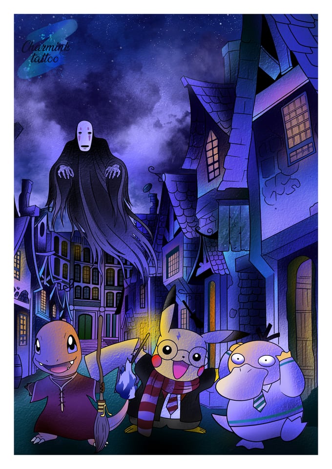 Image of Diagon Alley x Pokemon