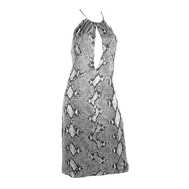 Image of Gucci by Tom Ford Python Dress