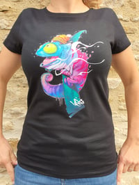 Image 2 of Tee shirt femme Caméléon