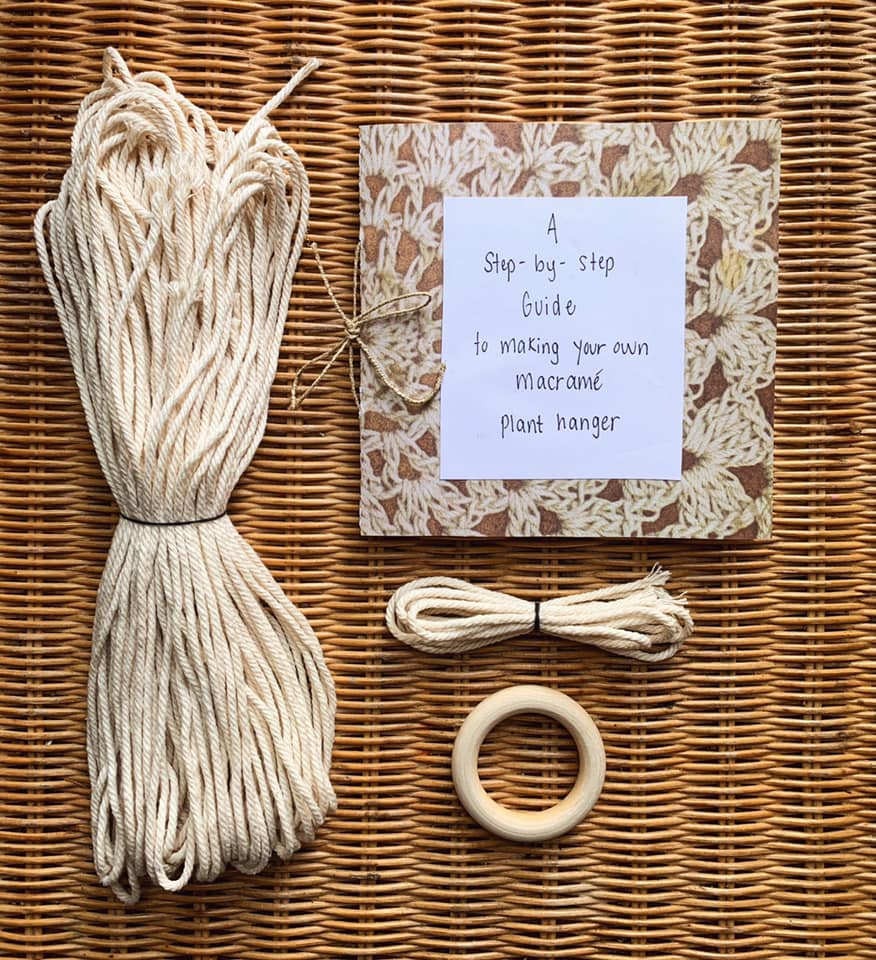Image of DIY Macramé Plant Hanger Kit