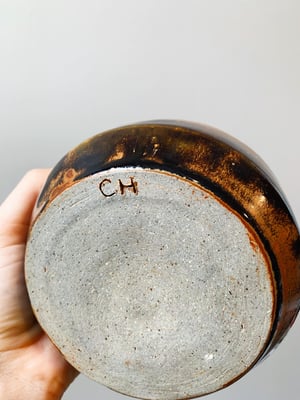 Image of Glossy Brown Bowl