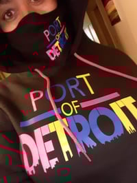 Image 1 of Three color port of Detroit hoodie