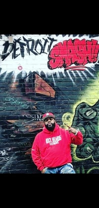 Image 4 of ROCK BEARDS DETROIT Rockin Red hoodie