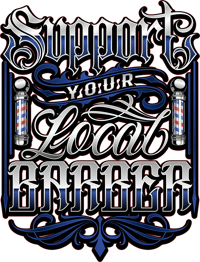 Image 4 of Support Local Barber T-Shirt