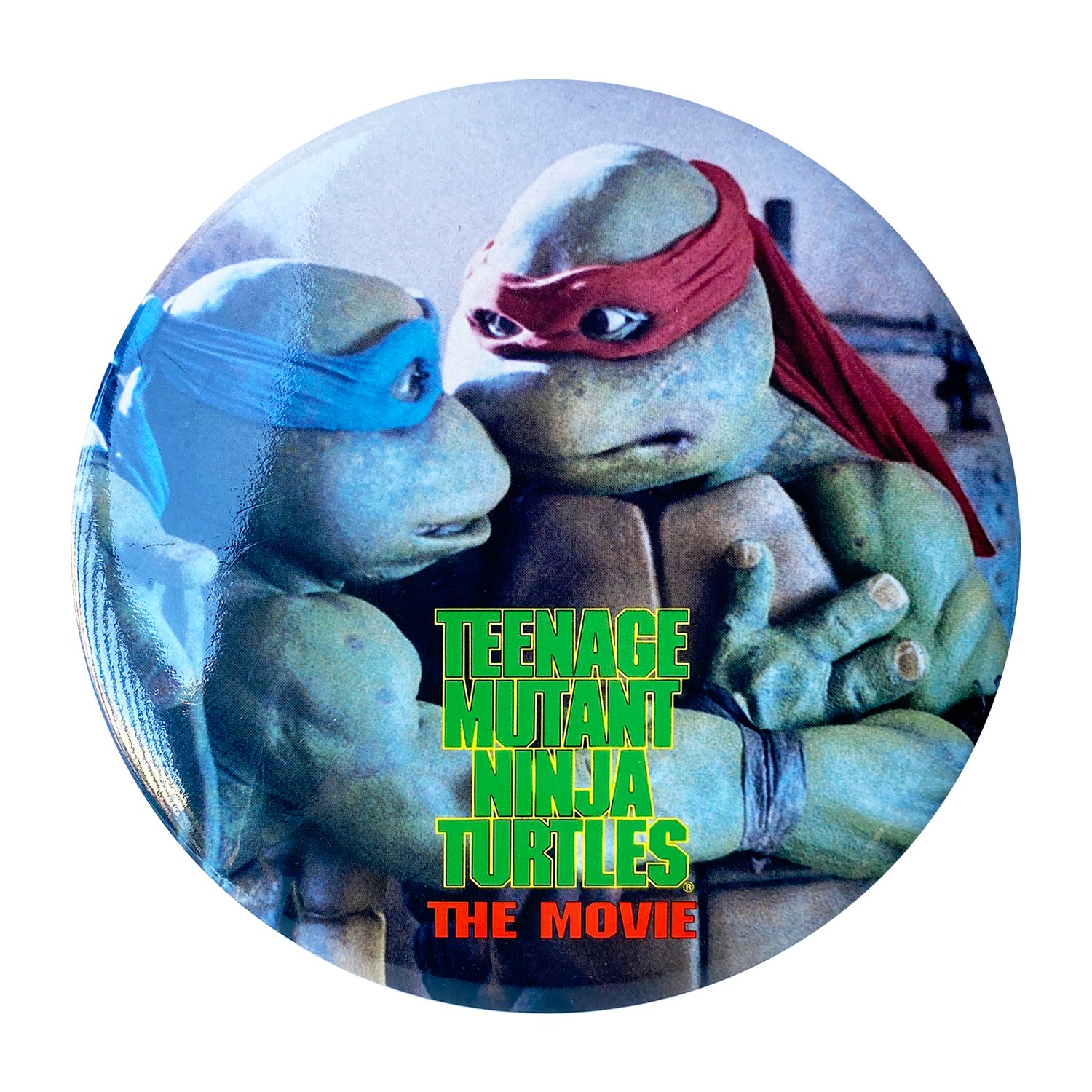 Teenage Mutant Ninja Turtles 6" Great Big Button – TMNT: The Movie Sewer Leo & Raph (1990)