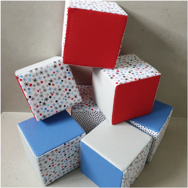 Image of Blocks - Winter Snowflakes