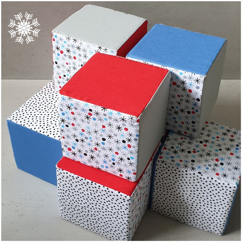 Image of Blocks - Winter Snowflakes