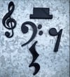 Music Notation Set (Treble clef, Bass clef, Rests)