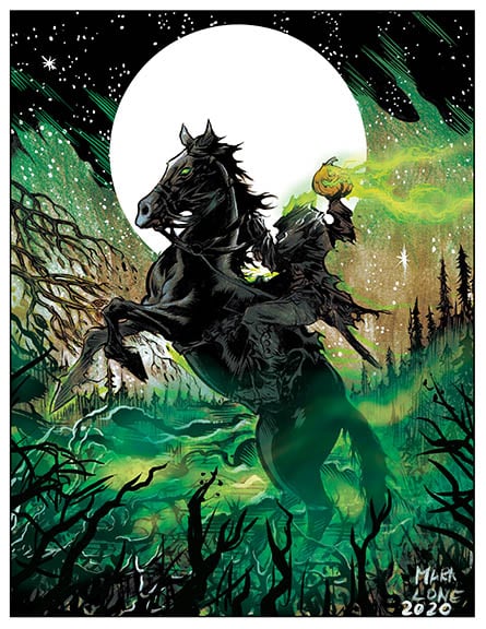 Image of Headless Horseman 8.5 x 11 limited print
