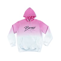 Image 1 of Pink Dip Dye Hoodie