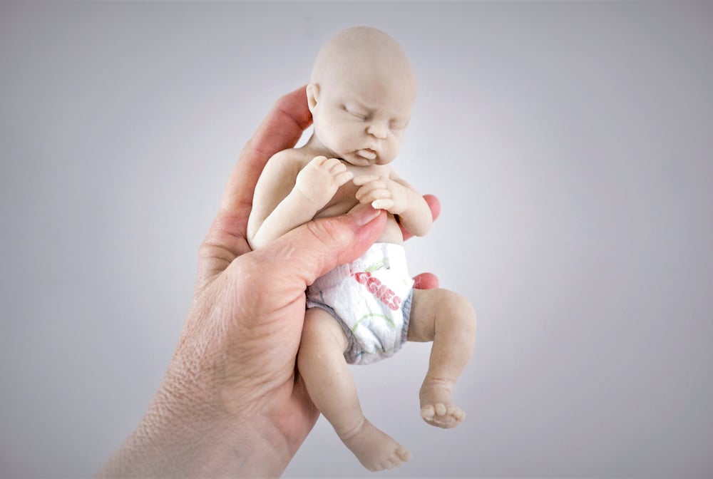 Image of Handmade Mini 'disposable' Diaper