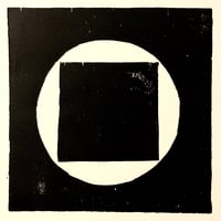 A Square Peg ( black and white)