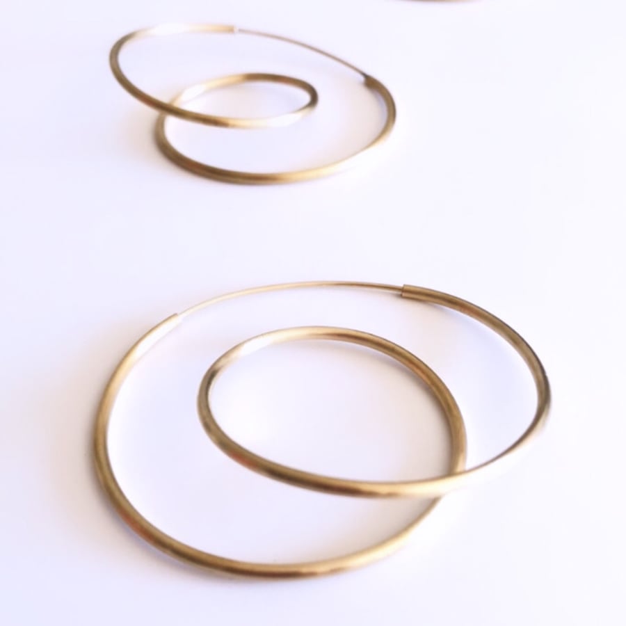 Image of Arracades òrbita or. Pendientes órbita oro