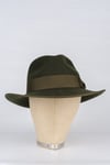 Olive Green Fedora Hat