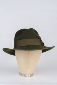Image 1 of Olive Green Fedora Hat