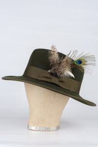 Image 4 of Olive Green Fedora Hat