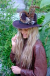 Chocolate Brown Fedora Hat
