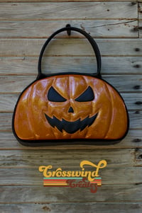 Image 1 of Jack O'Bowler - Orange Glitter with Black
