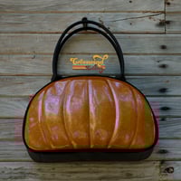 Image 3 of Jack O'Bowler - Orange Glitter with Black