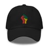 TRI COLOR FIST DAD HAT