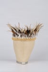 Mini Feather and Shell Crown Headdress (natural colour)