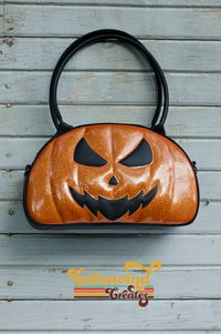Jack O'Bowler Junior - Orange Glitter with Black
