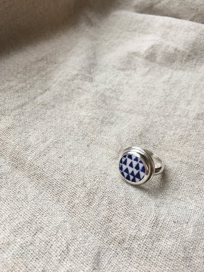 Zanni round ring - size K/L