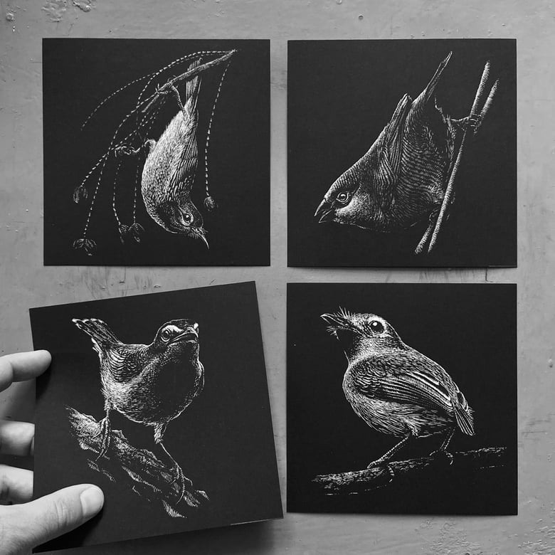 Image of »Tiny birds series« Screen Prints