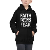 Image 2 of Faith Over Fear Kids Hoodie