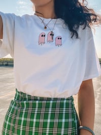 Image 1 of I HATE EVERYBODY x ghost trio tee